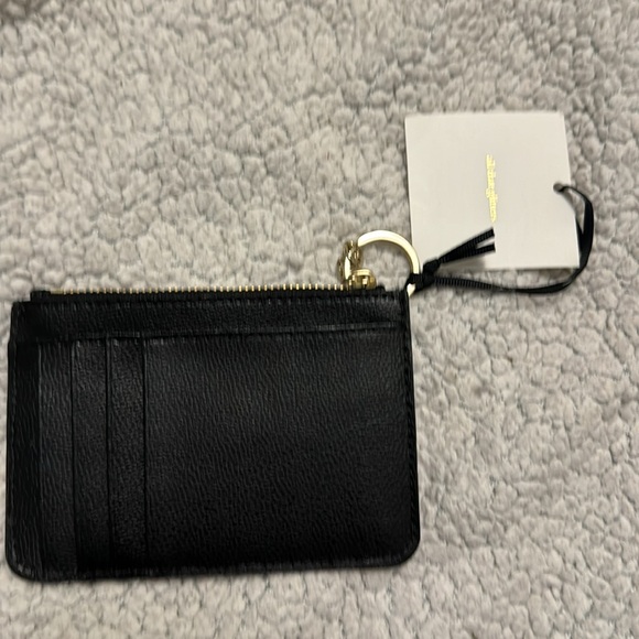 New Kate Spade Laurel Way Glitter Card Holder / Keychain Wallet / Coin Purse - Picture 4 of 4